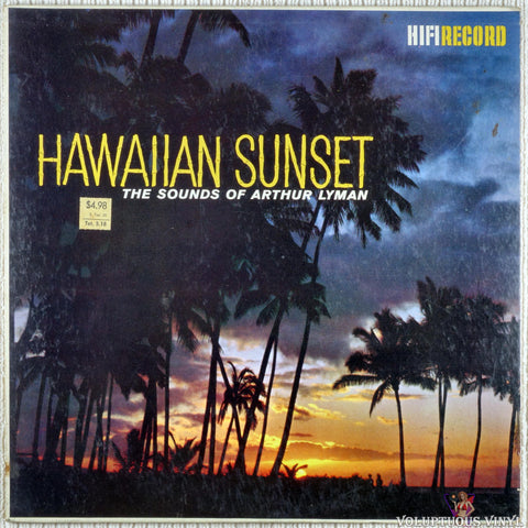 Arthur Lyman ‎– Hawaiian Sunset vinyl record front cover