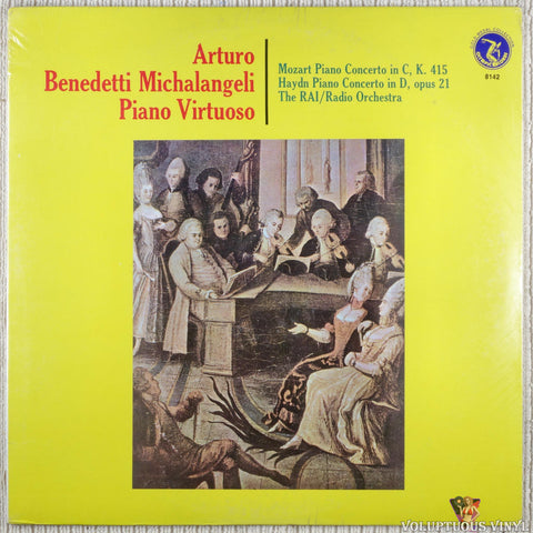 Arturo Benedetti Michelangeli, Mozart, Haydn, Orchestra Sinfonica Di Roma Della RAI – Piano Virtuoso vinyl record front cover