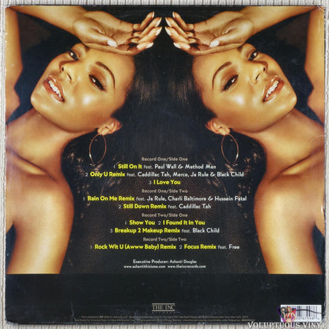 Ashanti ‎– Collectables By Ashanti vinyl record back cover