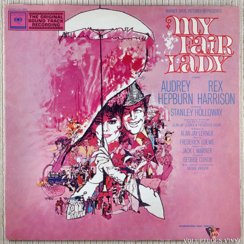 Audrey Hepburn, Rex Harrison ‎– My Fair Lady vinyl record front cover