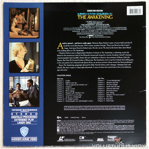 The Awakening - Laserdisc - Back Cover