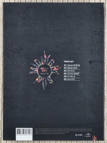 B2ST – Midnight Sun CD back cover