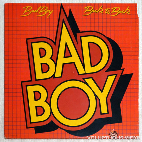 Bad Boy Back To Back Vinyl Record Front Cover