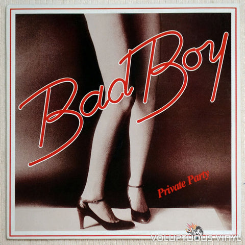 Bad Boy ‎Private Party Vinyl Record Front Cover