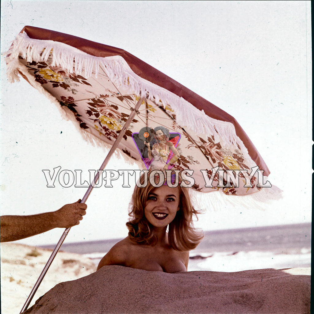 Barbara Bouchet Big Mounds No Frowns 1960's Color Transparency