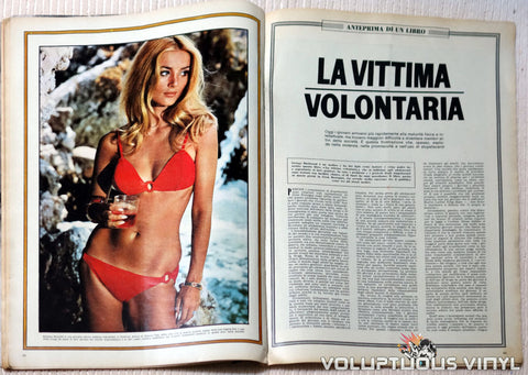 L'Europeo - September 11, 1969 - Barbara Bouchet Bikini