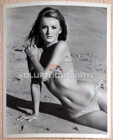 Barbara Bouchet - 1960's Bikini Beach Photo