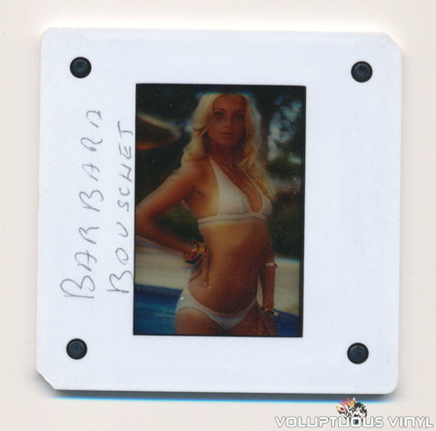 Barbara Bouchet White Bikini Color Slide