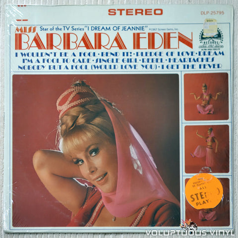 Barbara Eden ‎– Miss Barbara Eden - Vinyl Record - Front Cover