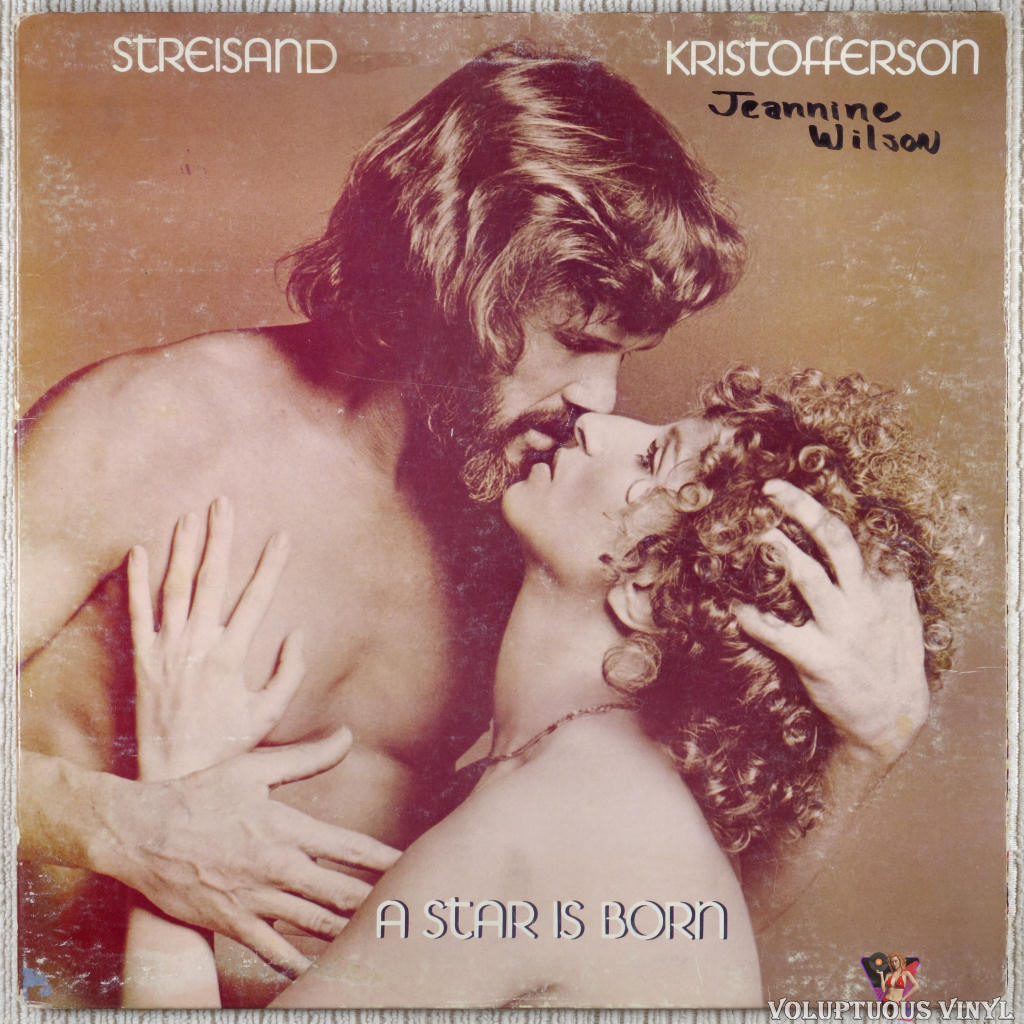 Barbra Streisand, Kris Kristofferson – A Star Is Born vinyl record front cover