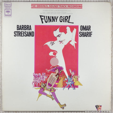Barbra Streisand, Omar Sharif ‎– Funny Girl (The Original Sound Track Recording) vinyl record front cover