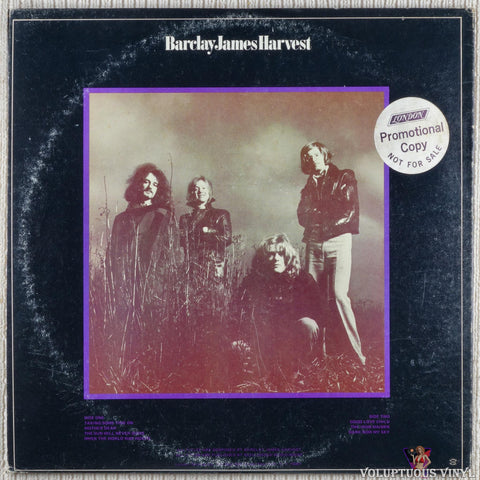 Barclay James Harvest – Barclay James Harvest vinyl record back cover