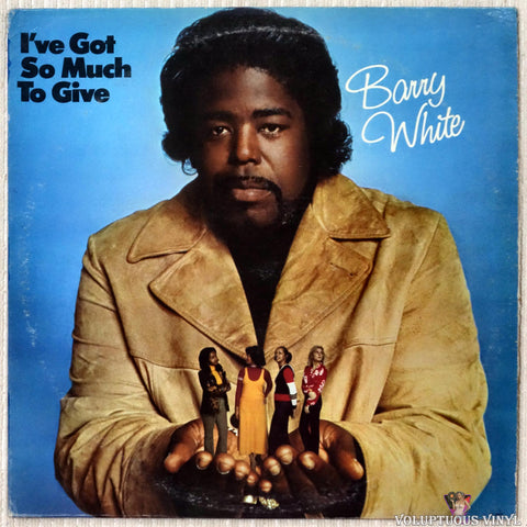 Barry White ‎– I've Got So Much To Give vinyl record front cover