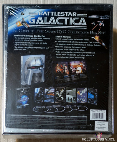 Battlestar Galactica: The Complete Epic Series DVD Back