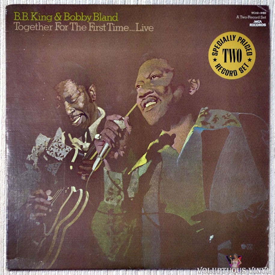 King  Bobby Bland ‎– Together For The First Time... Live (1980) ×  Vinyl, LP, Album – Voluptuous Vinyl Records