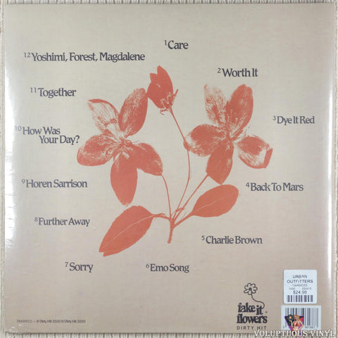 Beabadoobee ‎– Fake It Flowers vinyl record back cover