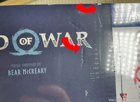 Bear McCreary ‎– God Of War vinyl record back cover