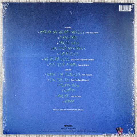 Bebe Rexha – Better Mistakes vinyl record back cover