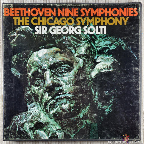 Beethoven - Chicago Symphony / Sir Georg Solti – The Nine Symphonies (1975) 9xLP, Box Set, Stereo
