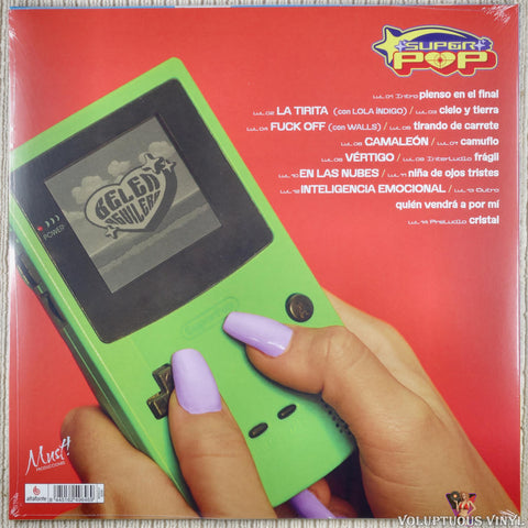 Belén Aguilera – Superpop vinyl record back cover