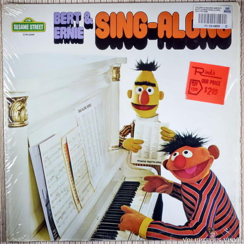 Bert & Ernie ‎– Bert & Ernie Sing-Along vinyl record front cover