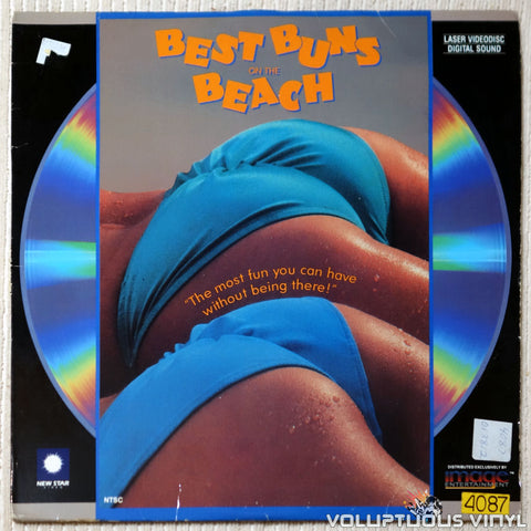 Best Buns On The Beach laserdisc front cover