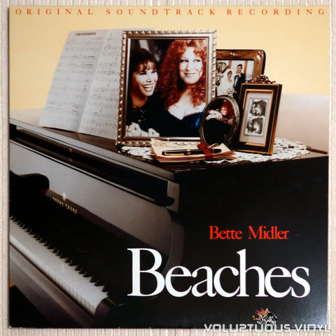 Bette Midler ‎– Beaches Soundtrack - Vinyl Record - Front Cover