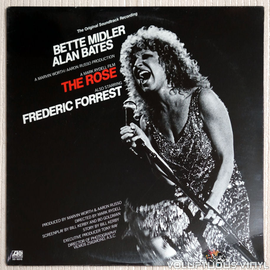 Bette Midler ‎– The Rose Soundtrack - Vinyl Record - Front Cover