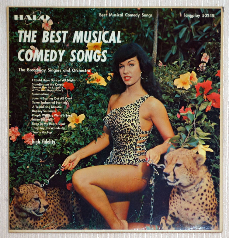 The Broadway Singers & Orchestra – Best Musical Comedy Songs vinyl record front cover