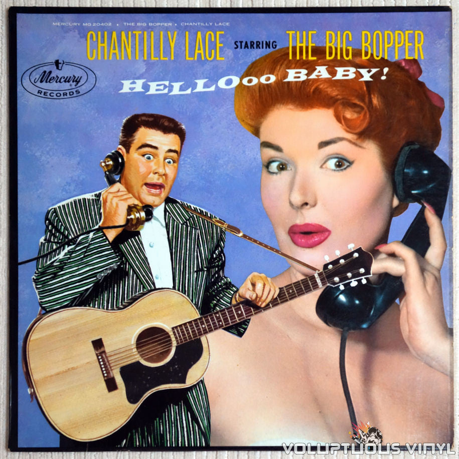 The Big Bopper ‎– Chantilly Lace - Vinyl Record - Front Cover