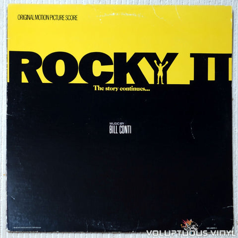 Bill Conti ‎– Rocky II - Vinyl Record - Front Cover
