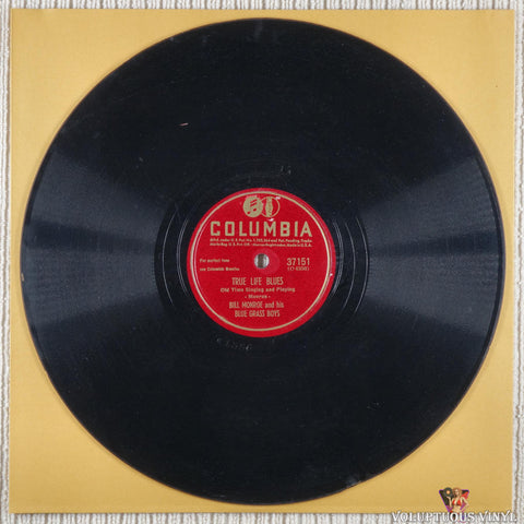 Bill Monroe And His Blue Grass Boys – True Life Blues / Footprints In The Snow (1946) 10" Shellac