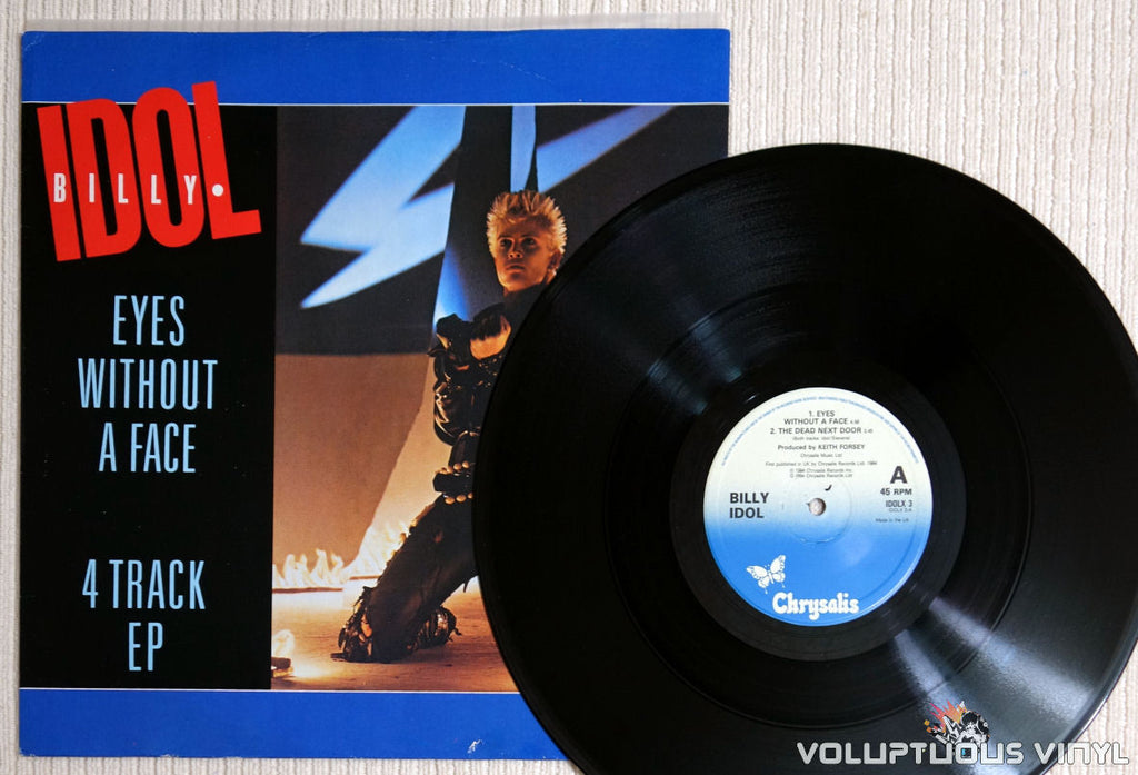 Billy Idol ‎– Eyes Without A Face (1984) Vinyl, 12, EP, 45 RPM