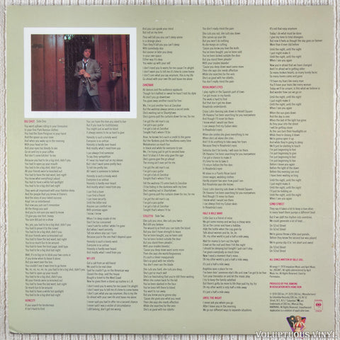 Billy Joel – 52nd Street vinyl record back cover