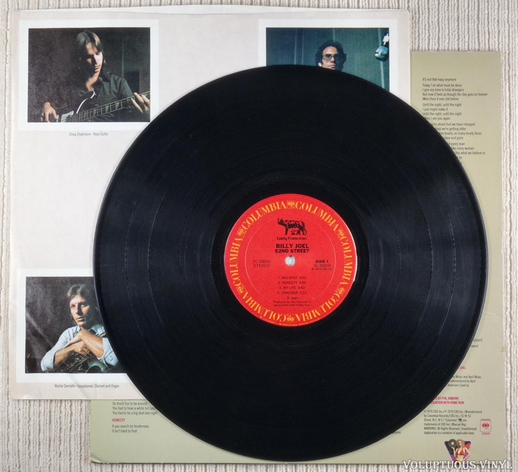 Billy Joel ‎– 52nd Street (1978) Vinyl, LP, Album, Stereo – Voluptuous ...