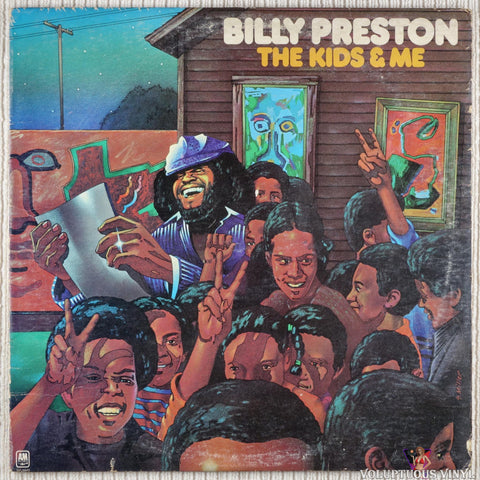Billy Preston – The Kids & Me vinyl record front cover
