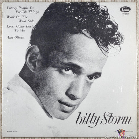 Billy Storm ‎– Billy Storm vinyl record front cover