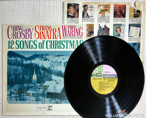 Bing Crosby, Frank Sinatra, Fred Waring And The Pennsylvanians ‎– 12 Songs Of Christmas - Vinyl Record