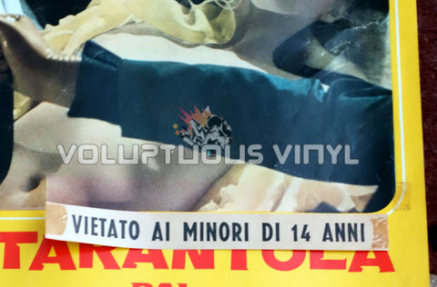 Black Belly of the Tarantula Italian movie poster snipe