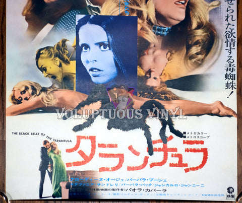Black Belly of the Tarantula Japanese movie poster bottom half