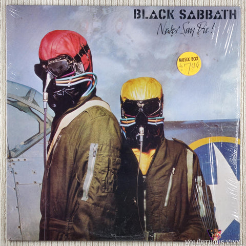 Black Sabbath – Never Say Die! vinyl record front cover