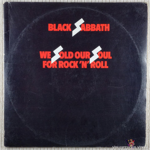 Black Sabbath – We Sold Our Soul For Rock 'N' Roll vinyl record front cover