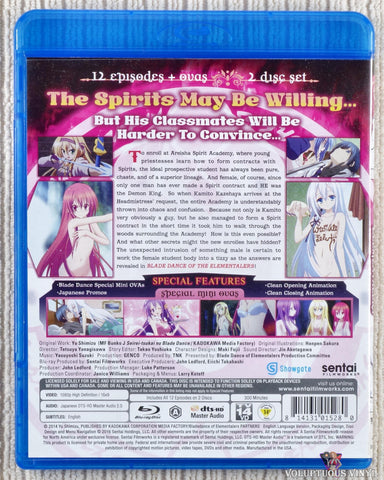 Blade Dance Of The Elementalers Blu-ray back cover