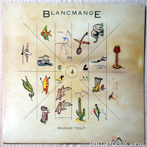 Blancmange ‎– Mange Tout vinyl record front cover