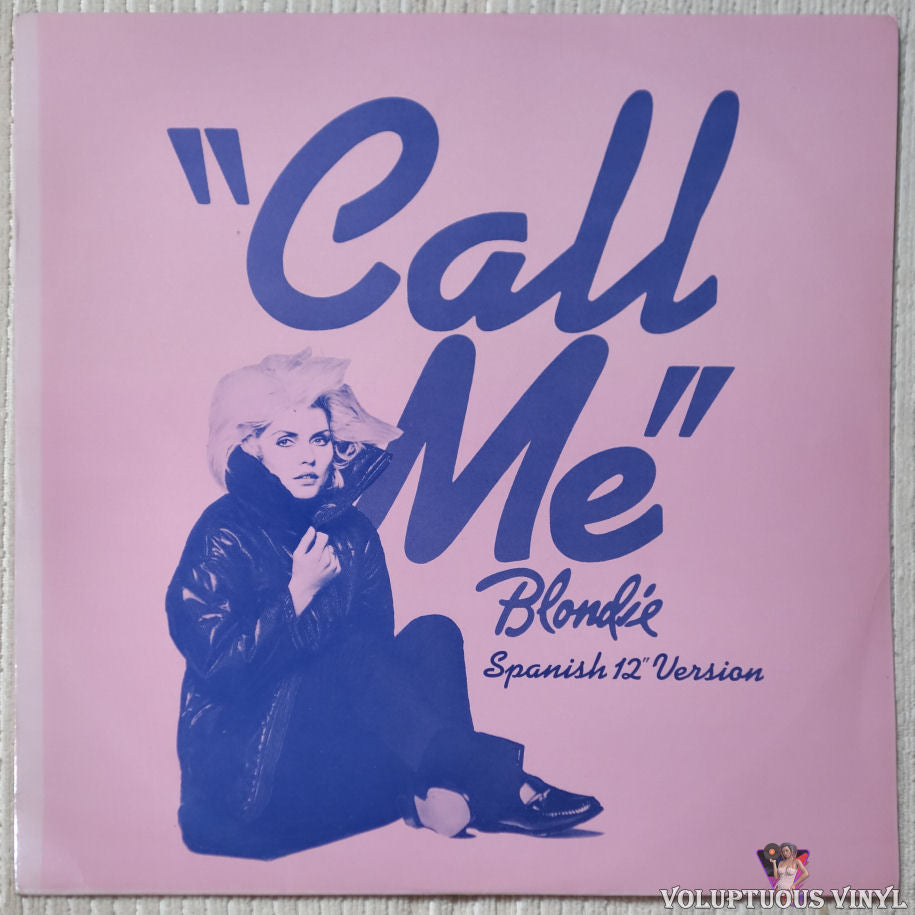 Blondie ‎– Call Me (Spanish 12" Version) vinyl record front cover