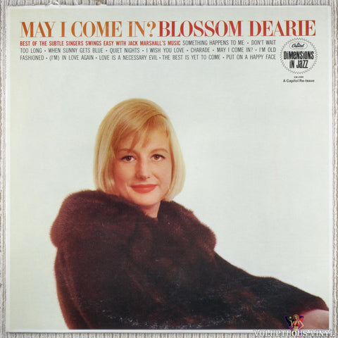 Blossom Dearie – May I Come In? vinyl record front cover