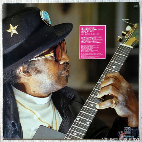 Bo Diddley ‎– Bo Diddley & Co, Live vinyl record back cover