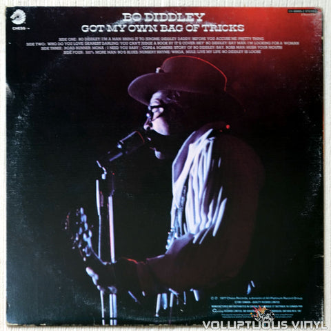 Bo Diddley ‎– Got My Own Bag Of Tricks vinyl record back cover