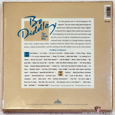 Bo Diddley ‎– Bo Diddley - The Chess Box CD back cover