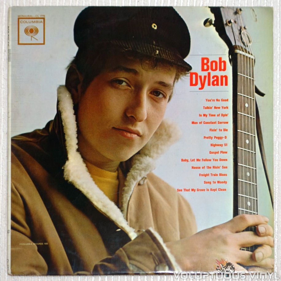 Cd Bob Dylan ‎– Bob Dylan (LP 1962). Bob_dylan_vinyl_front_cover